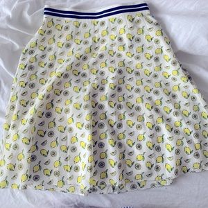 Jcrew lemon skirt